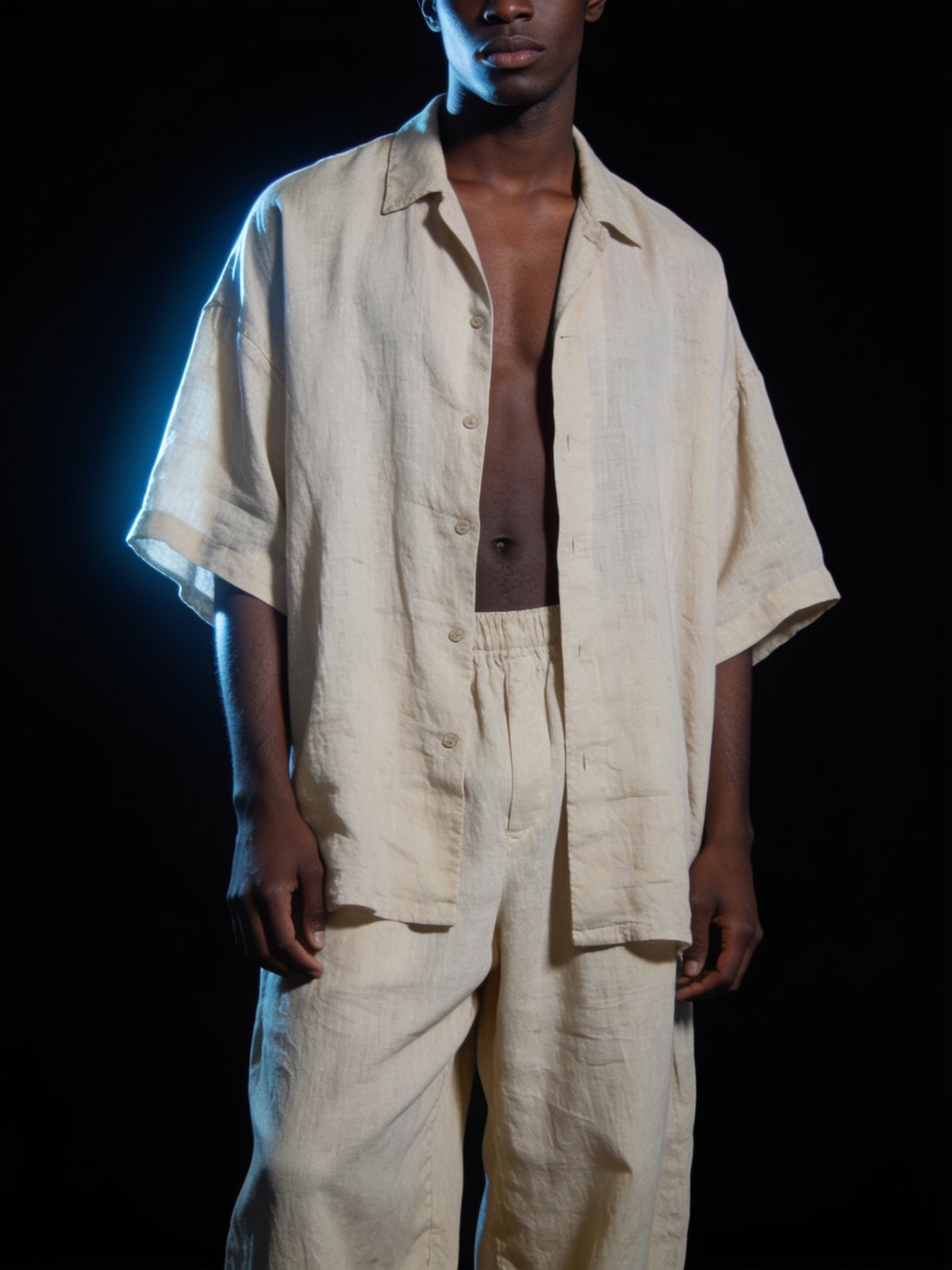 Linen overshirt